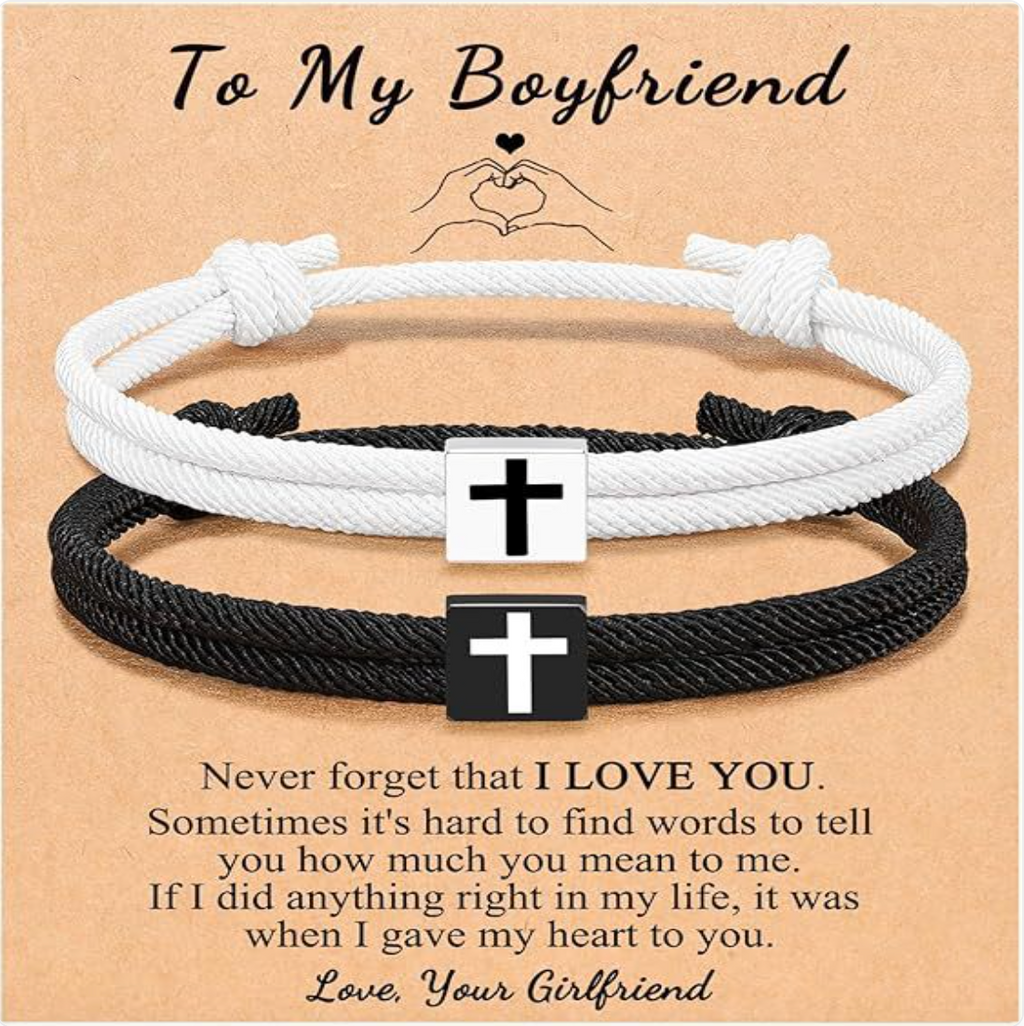 Milan Rope Braided Cross Bracelet