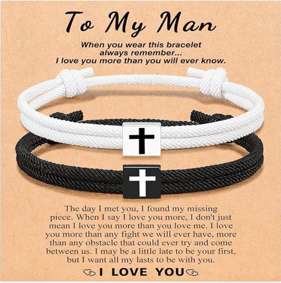 Milan Rope Braided Cross Bracelet