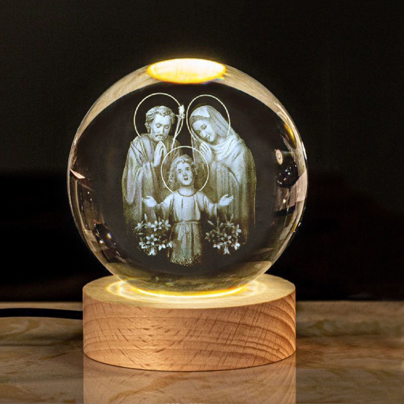 Luminous Crystal Office Display